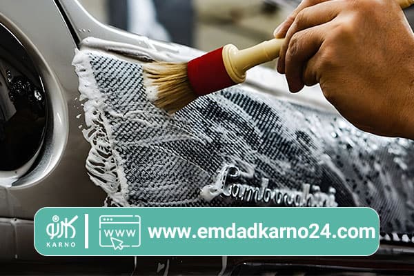 تمیزکاری بخشهای داخلی خودرو
