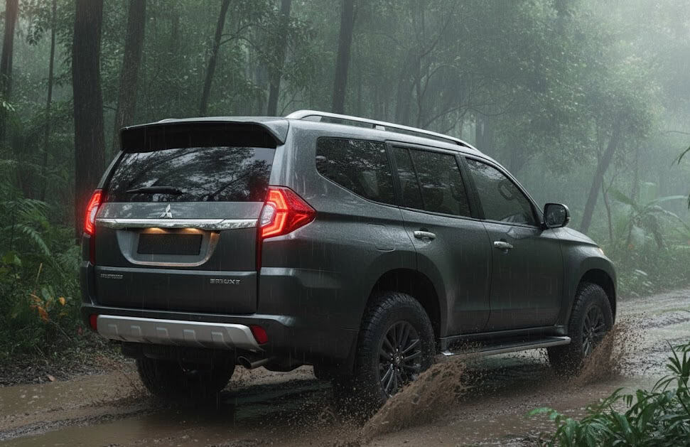 عکس از پشت پاجرو نسل ۴