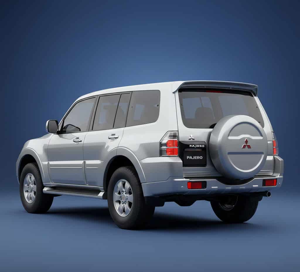 عکس از پشت نسل ۳ ماشین آفرودی پاجرو