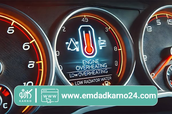 علائم و نشانههای کم شدن آب رادیاتور